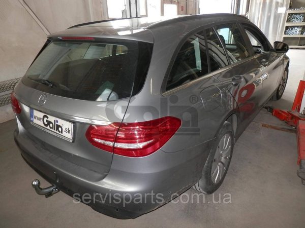 Оцинкований фаркоп на Mercedes C-class W205 S205 2014-2021 Швидкознімний автомат на ручці - Зображення 7