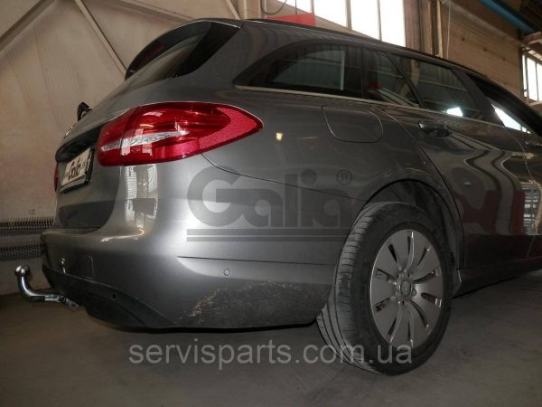 Оцинкований фаркоп на Mercedes C-class W205 S205 2014-2021 Швидкознімний автомат на ручці - Зображення 8