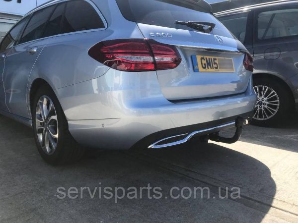 Швидкоз'ємний фаркоп на Mercedes C-class W205 S205 2014-2021 на ключах - Зображення 10