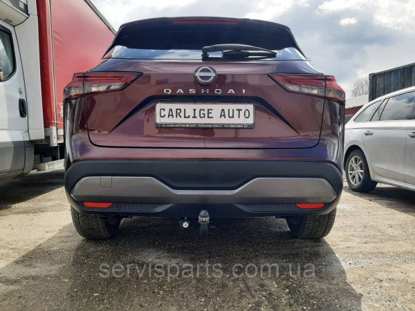 Швидкознімний фаркоп на Nissan Qashqai III 2021- на ключах (Нісан Кашкай) - Зображення 9