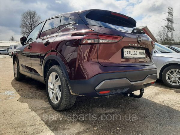 Швидкознімний фаркоп на Nissan Qashqai III 2021- на ключах (Нісан Кашкай) - Зображення 4