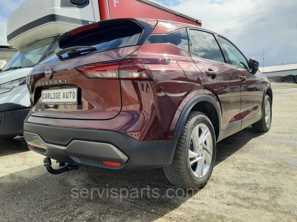 Швидкознімний фаркоп на Nissan Qashqai III 2021- на ключах (Нісан Кашкай) - Зображення 3