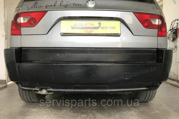 Оцинкований фаркоп на BMW X3 E83 2004-2010 Швидкознімний автомат на ручці - Зображення 9