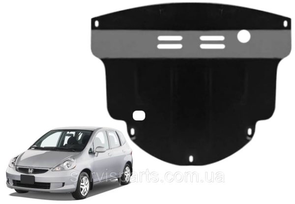 Захист двигуна Honda Fit 2001-2008 (Хонда Фіт) - Зображення 4