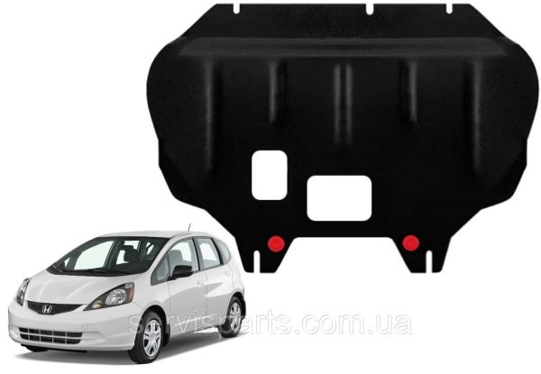 Захист двигуна Honda Fit 2 2008-2014 (Хонда Фіт) - Зображення 4