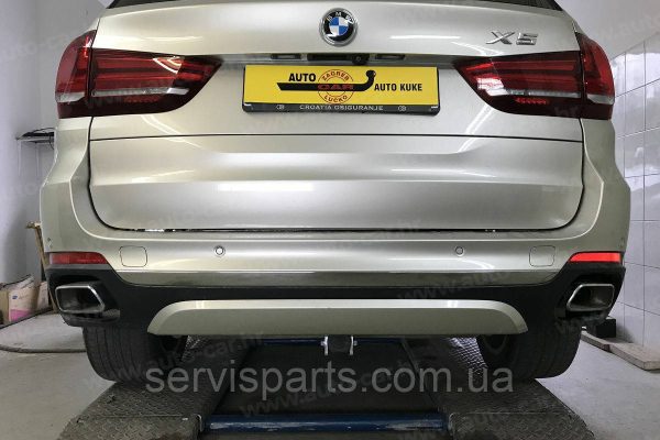 Оцинкований фаркоп на BMW X5 F15 2013-2018 (БМВ Х5) Швидкознімний автомат на ручці - Зображення 8