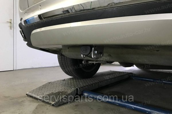 Оцинкований фаркоп на BMW X5 F15 2013-2018 (БМВ Х5) Швидкознімний автомат на ручці