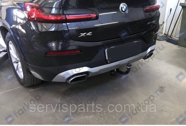Польський фаркоп на BMW X4 G02 2018 - без підрізання бампера.
