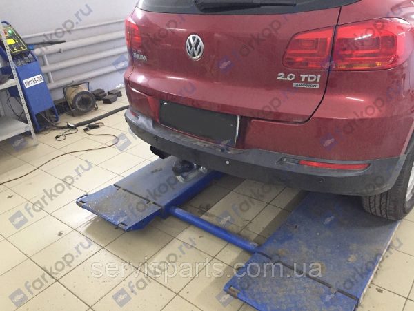 Оцинкований фаркоп на Volkswagen Tiguan 2007-2015 (Фольксваген Тігуан) - Зображення 3
