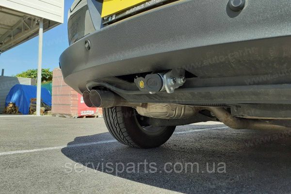 Оцинкований фаркоп на Volkswagen Tiguan 2007-2015 (Фольксваген Тігуан) Швидкознімний автомат на ручці