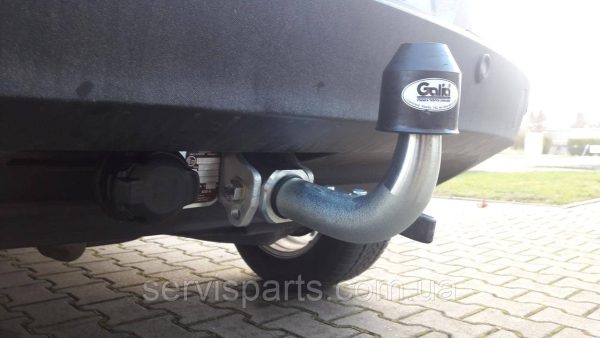 Оцинкований фаркоп на Volkswagen Tiguan 2007-2015 (Фольксваген Тігуан) Швидкознімний автомат на ручці - Зображення 6