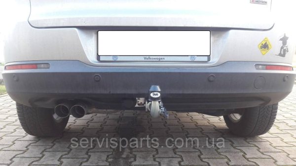 Оцинкований фаркоп на Volkswagen Tiguan 2007-2015 (Фольксваген Тігуан) Швидкознімний автомат на ручці - Зображення 8