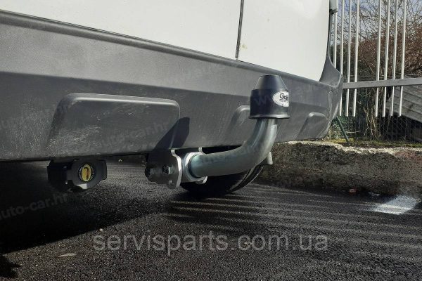 Оцинкований фаркоп Renault/Dacia Doker (Рено/Дачія Докер) Швидкознімний автомат на ручці - Зображення 8