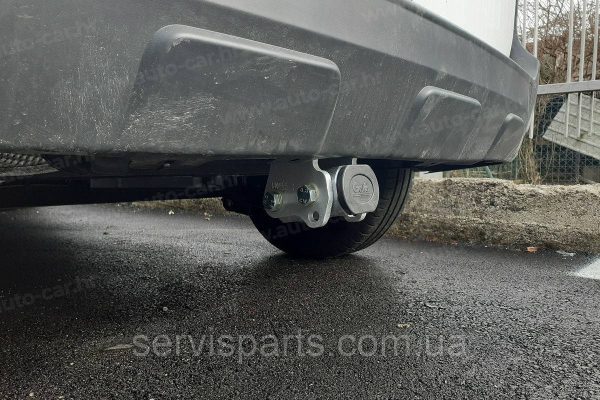 Оцинкований фаркоп Renault/Dacia Doker (Рено/Дачія Докер) Швидкознімний автомат на ручці - Зображення 5