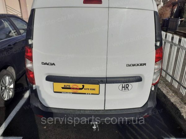 Оцинкований фаркоп Renault/Dacia Doker (Рено/Дачія Докер) Швидкознімний автомат на ручці - Зображення 6