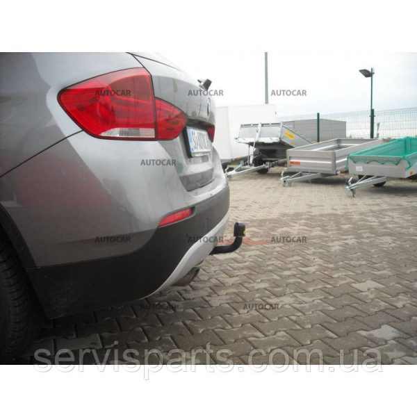 Польський фаркоп на BMW X1 E84 2009-2015 (БМВ Х1 E84) без підрізу бампера. - Зображення 6