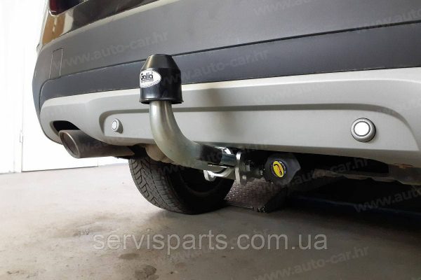 Оцинкований фаркоп на BMW X1 E84 2009-2015 без підрізу бампера Швидкознімний автомат на ручці - Зображення 7
