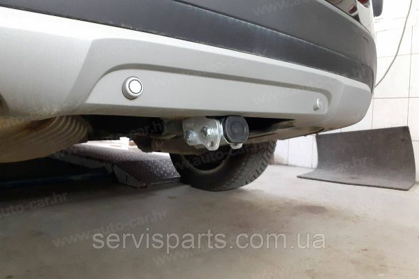 Оцинкований фаркоп на BMW X1 E84 2009-2015 без підрізу бампера Швидкознімний автомат на ручці - Зображення 9