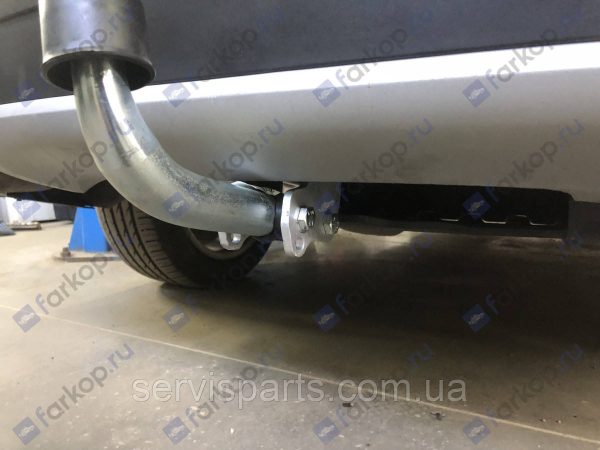 Оцинкований фаркоп на BMW X1 E84 2009-2015 без підрізу бампера - Зображення 4