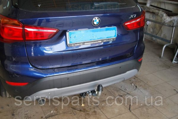 Оцинкований фаркоп на BMW X1 F48 2015 - без підрізу бампера. - Зображення 2