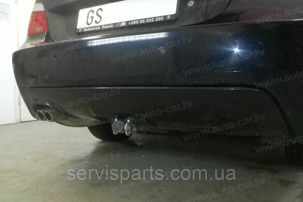 Фаркоп BMW 5-series E60 E61 2003-2010 (седан та универсал) оцинкований на болтах Швидкознімний автомат на ручці