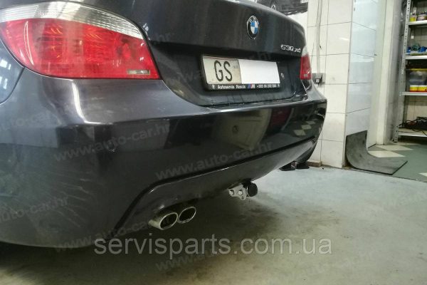 Фаркоп BMW 5-series E60 E61 2003-2010 (седан та универсал) оцинкований на болтах Швидкознімний автомат на ручці - Зображення 2