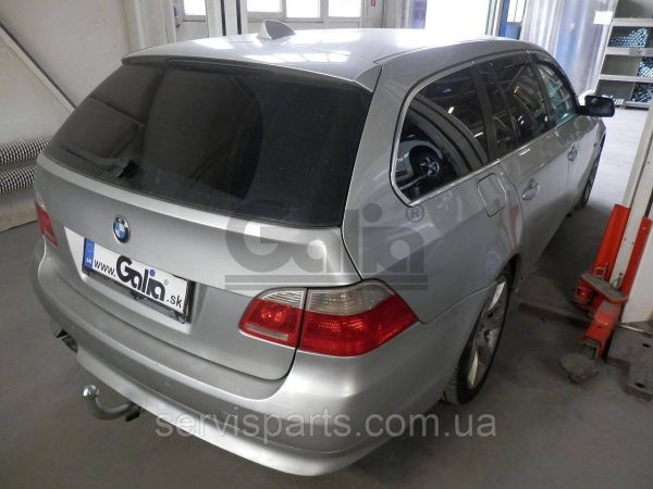 Фаркоп BMW 5-series E60 E61 2003-2010 (седан та универсал) оцинкований на болтах Швидкознімний автомат на ручці - Зображення 8
