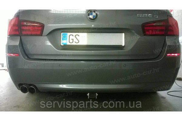 Оцинкований фаркоп на BMW 5-series F10 F11 2010-2017 (сідан і универсал) Швидкознімний автомат на ручці - Зображення 3