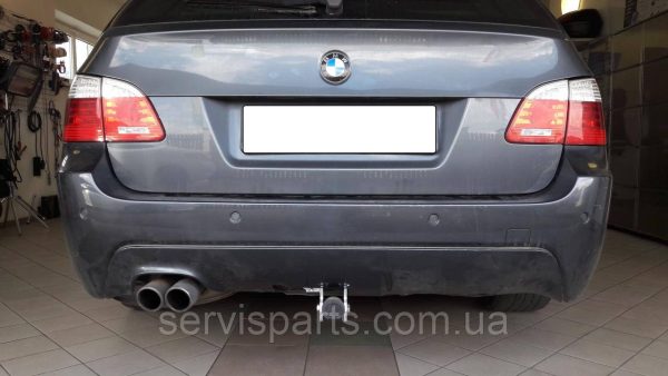 Фаркоп BMW 5-series E60 E61 2003-2010 (седан та универсал) оцинкований на болтах Швидкознімний автомат на ручці - Зображення 10