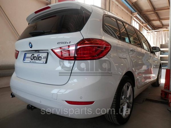 Оцинкований фаркоп на BMW 2-series F45 F46 2015- (БМВ 2) Швидкознімний автомат на ручці