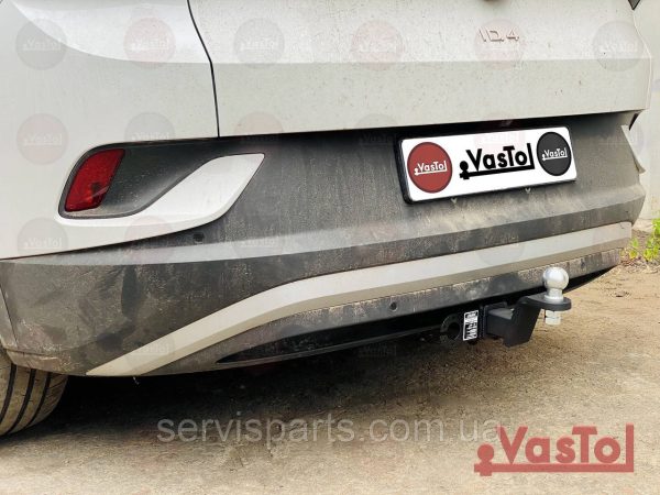 Фаркоп Volkswagen ID.4 2020- гак на болтах Американська вставка під квадрат - Зображення 7