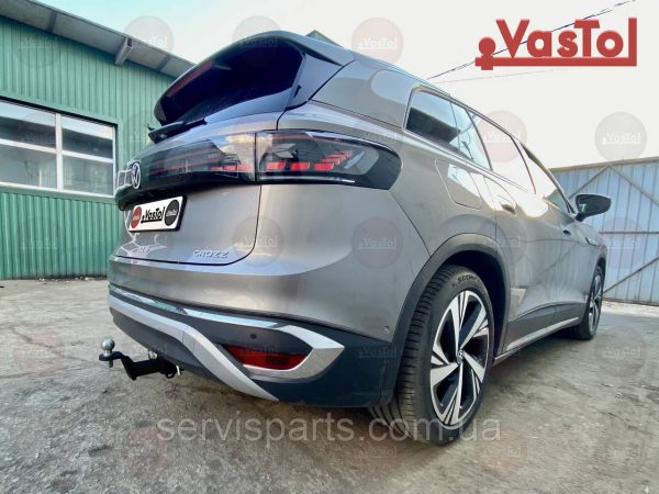 Знімний гак фаркоп на Volkswagen ID.6 2021- Американська вставка під квадрат - Зображення 4