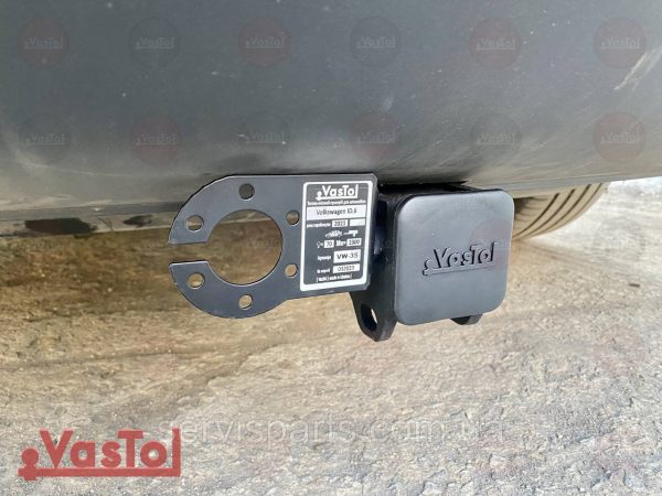 Знімний гак фаркоп на Volkswagen ID.6 2021- Американська вставка під квадрат - Зображення 6