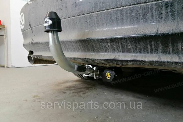 Оцинкований фаркоп на BMW 3-series E90 E91 2005-2013 седан і универсал Швидкознімний автомат на ручці - Зображення 3