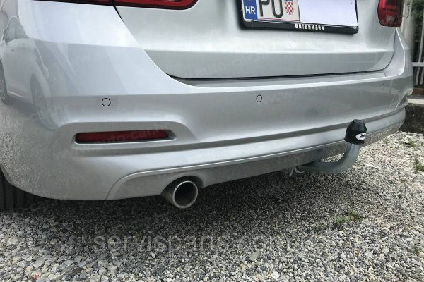 Оцинкований фаркоп на BMW 3-series F30 F31 2012-2018 (БМВ 3) Швидкознімний автомат на ручці - Зображення 2