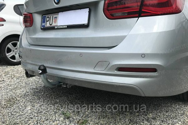 Оцинкований фаркоп на BMW 3-series F30 F31 2012-2018 (БМВ 3) Швидкознімний автомат на ручці - Зображення 3