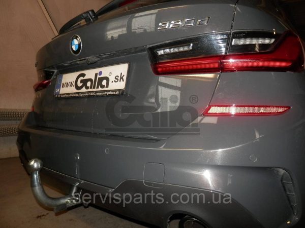 Оцинкований фаркоп на BMW 3-series G20 G21 2019- (БМВ 3) Швидкознімний автомат на ручці