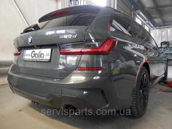 Оцинкований фаркоп на BMW 3-series G20 G21 2019- (БМВ 3) Швидкознімний автомат на ручці - Зображення 4