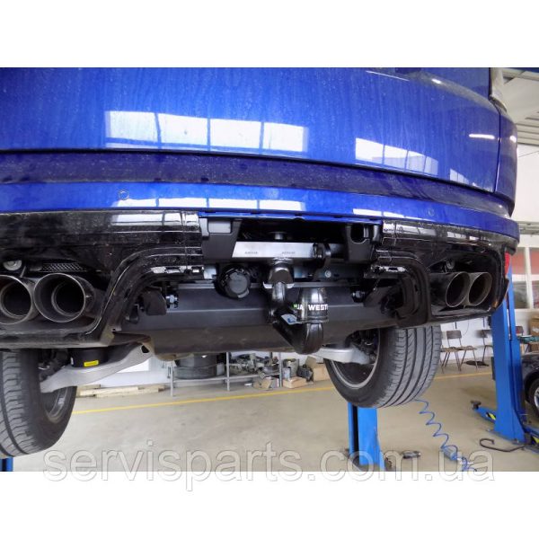Польський фаркоп на Land Rover Range Rover Sport 2013- Швидкознімний вертикальний автомат на ключі - Зображення 9