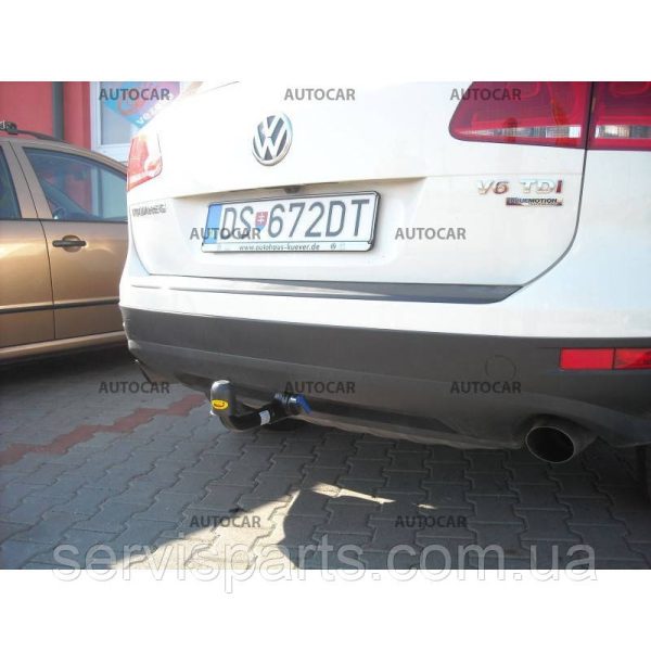 Швидкознімний фаркоп на Volkswagen Touareg 2002-2018 на ключі (Фольксваген Туарег) - Зображення 7