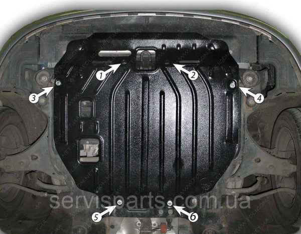 Захист двигуна Hyundai Elantra 4 HD 2006-2010 (Хюндай Елантра) - Зображення 6