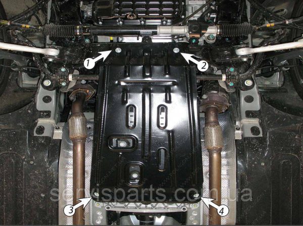Захист двигуна Hyundai Genesis 2008-2013 (Хундай Дженезіс) - Зображення 8