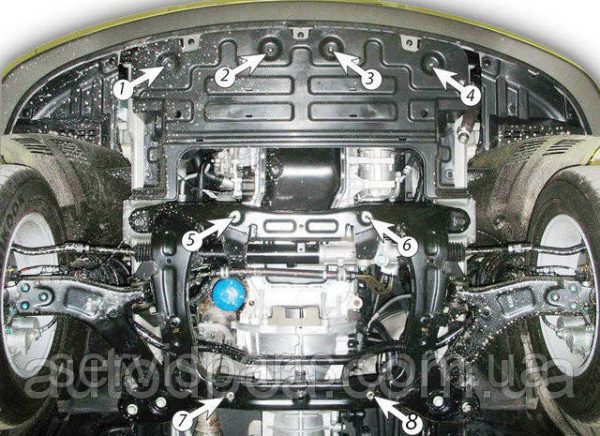 Захист двигуна Hyundai Н-1 2 2007+ (Хундай Н-1) - Зображення 3