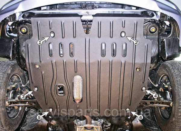 Захист двигуна Hyundai Trajet 1999-2008 (Хюндай Траджет) - Зображення 2