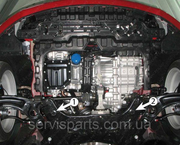 Захист двигуна Hyundai Veloster 2011-2017 (Хюндай Велостер) - Зображення 7