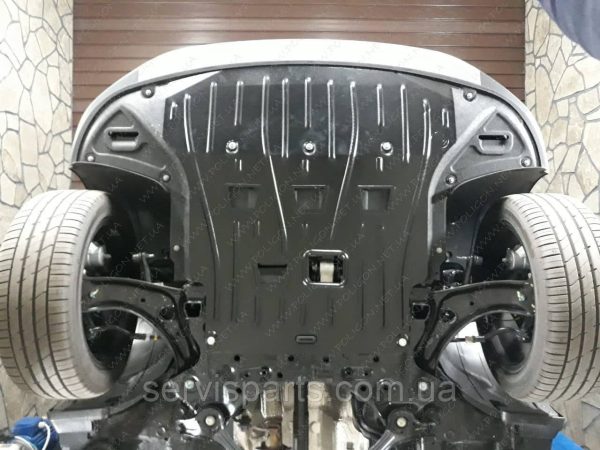 Захист двигуна Hyundai Tucson 3 TL 2015-2019 (зверху штатного пластику)