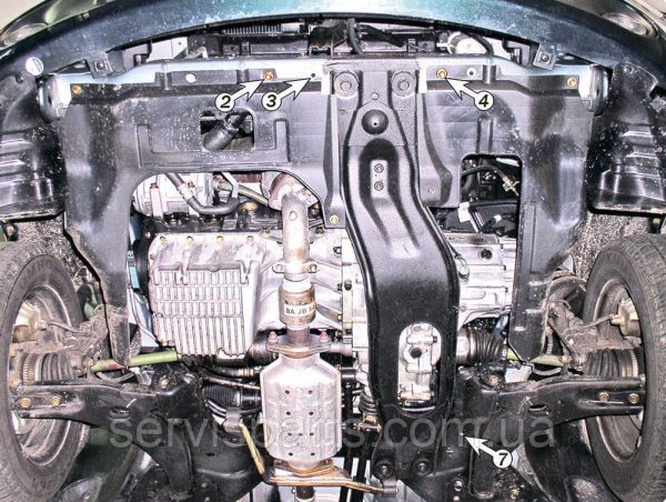 Захист двигуна Kia Carens 2 2002-2006 (Кіа Каренс) - Зображення 3