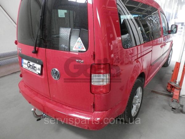 Оцинкований фаркоп на Volkswagen Caddy 2004-2020 (включаючи Maxi) Швидкознімний автомат на ручці - Зображення 6
