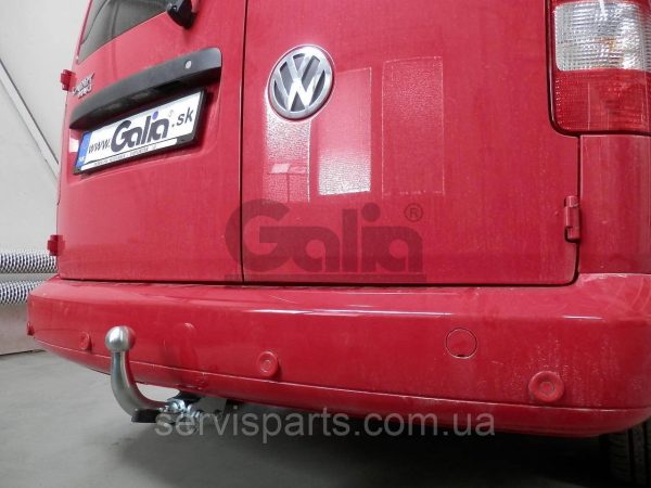 Оцинкований фаркоп на Volkswagen Caddy 2004-2020 (включаючи Maxi) Швидкознімний автомат на ручці - Зображення 8