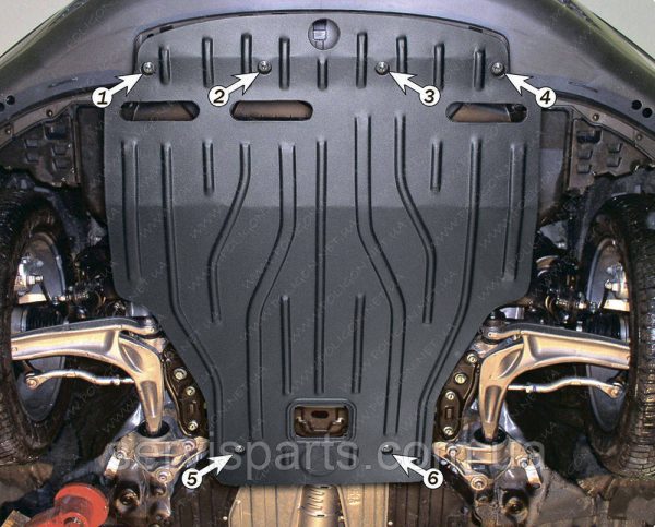 Захист двигуна Honda Civic 8 хетчбек 2006-2011 (Хонда Сівік 8) - Зображення 8